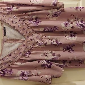 Luna moon purple blouse